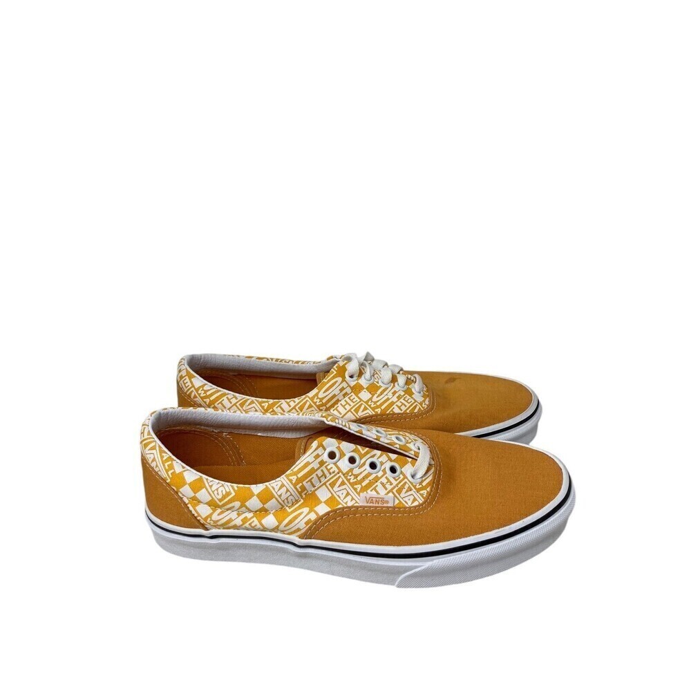 Vans Sneakers Women's Size 10 Yellow Lace Up Skateboard Shoes - Picture 4 of 13